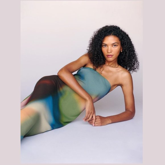 Reformation Joana Dress | Blur 🎉 SALE 🎀 NEW - Picture 10 of 10